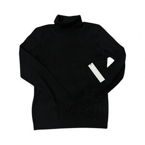 Revolve One Grey Day Woman’s Merino Wool Black Cowl Neck Sweater Sz XS-L nwt‎